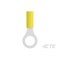 Te Connectivity Ring Terminal, 3/8 in Stud Size, 12 AWG, 300 V, Nylon Insulated, Yellow 2-320577-1 - alternate 3